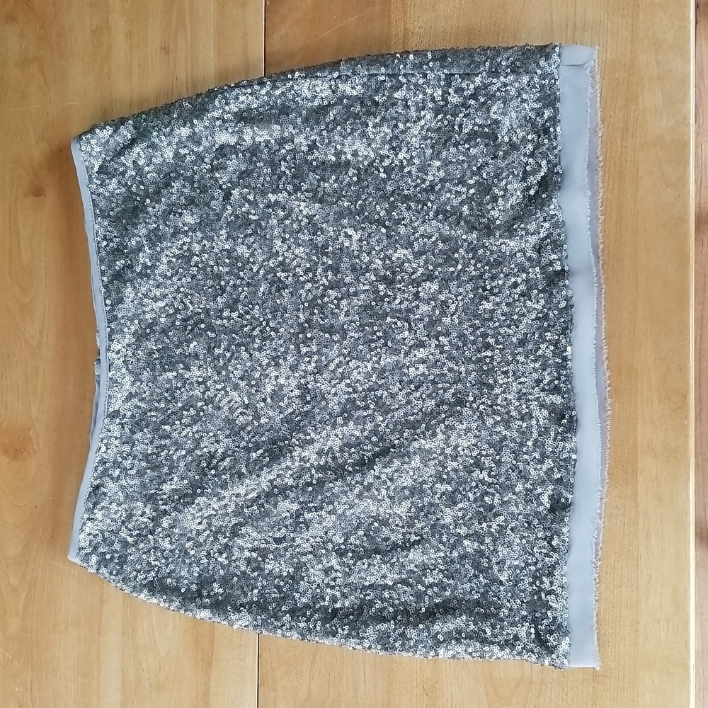 Olive & Oak Sequin Mini Skirt